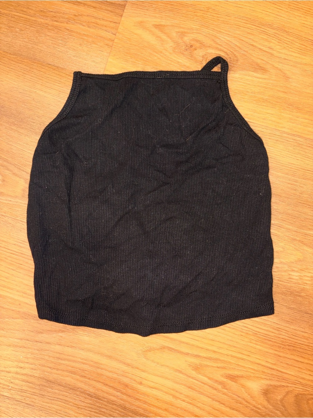 Arizona Jean Company Black Ribbed Tank Top